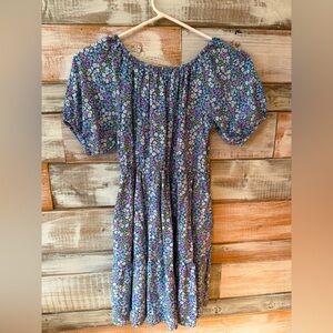 Cat & Jack Blue Floral Dress